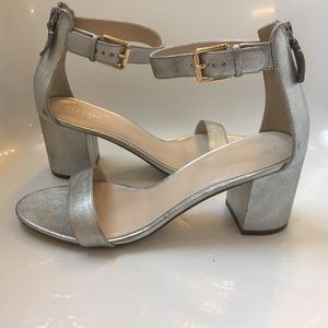New! Cole Haan Clarette Sandal II Silver US 10.5B